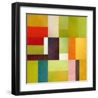 Color Study Abstract 2-Michelle Calkins-Framed Art Print