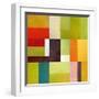 Color Study Abstract 2-Michelle Calkins-Framed Art Print