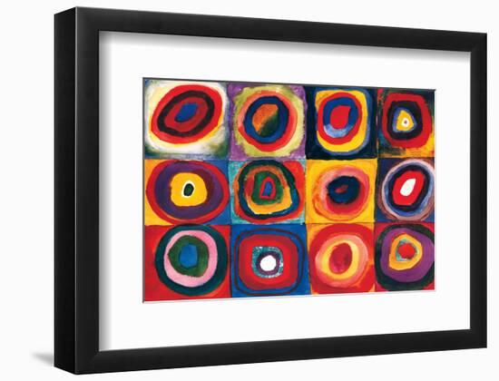 Color Study of Squares-Wassily Kandinsky-Framed Premium Giclee Print