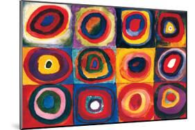 Color Study of Squares-Wassily Kandinsky-Mounted Premium Giclee Print