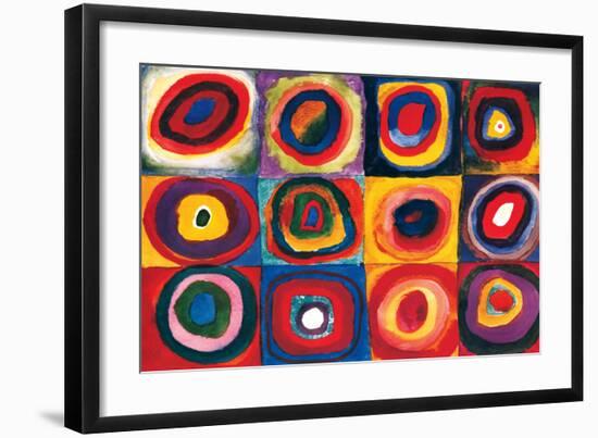 Color Study of Squares-Wassily Kandinsky-Framed Premium Giclee Print