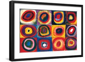 Color Study of Squares-Wassily Kandinsky-Framed Premium Giclee Print