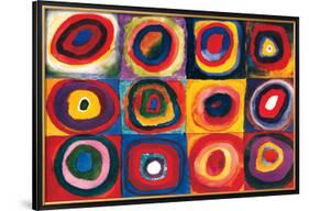 Color Study of Squares-Wassily Kandinsky-Framed Art Print