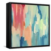 Color Theory Abstract-Jennifer McCully-Framed Stretched Canvas