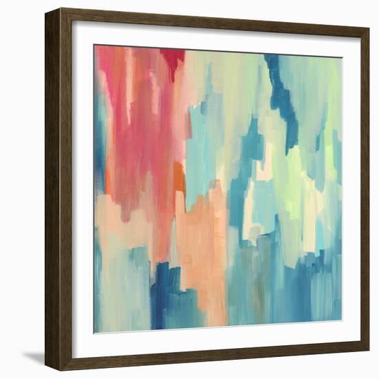 Color Theory Abstract-Jennifer McCully-Framed Giclee Print