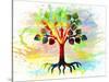 Color Tree K2-Ata Alishahi-Stretched Canvas