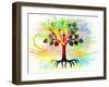 Color Tree K2-Ata Alishahi-Framed Giclee Print