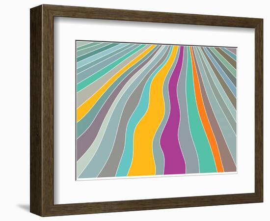 Color Way-Mike_Kiev-Framed Art Print