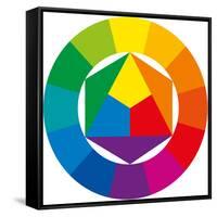 Color Wheel-Peter Hermes Furian-Framed Stretched Canvas