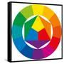 Color Wheel-Peter Hermes Furian-Framed Stretched Canvas