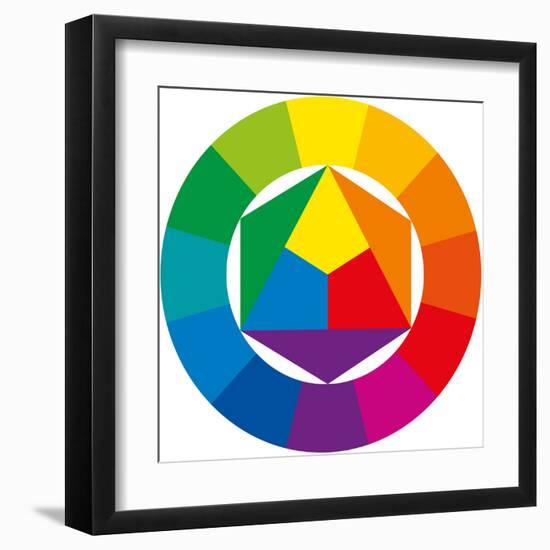 Color Wheel-Peter Hermes Furian-Framed Art Print