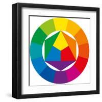 Color Wheel-Peter Hermes Furian-Framed Art Print