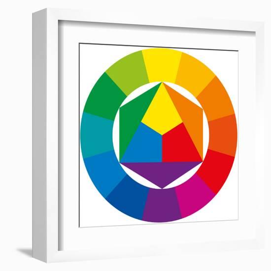 Color Wheel-Peter Hermes Furian-Framed Art Print