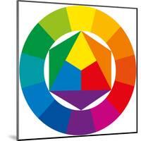 Color Wheel-Peter Hermes Furian-Mounted Art Print