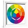 Color Wheel-Peter Hermes Furian-Framed Art Print