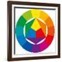 Color Wheel-Peter Hermes Furian-Framed Art Print