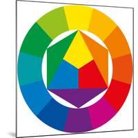 Color Wheel-Peter Hermes Furian-Mounted Art Print