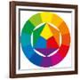 Color Wheel-Peter Hermes Furian-Framed Art Print