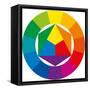 Color Wheel-Peter Hermes Furian-Framed Stretched Canvas