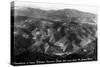Colorado - Aerial View of Idaho Springs, Virginia Canyon from Mt Evans Road-Lantern Press-Stretched Canvas