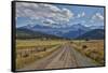 Colorado, Autumn, Mountains of the Rio Grande National Forest and Courthouse Mountains-Darrell Gulin-Framed Stretched Canvas