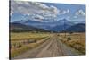 Colorado, Autumn, Mountains of the Rio Grande National Forest and Courthouse Mountains-Darrell Gulin-Stretched Canvas