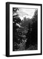 Colorado - Bear Mountain from Million Dollar Hwy-Lantern Press-Framed Art Print