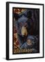 Colorado - Black Bears - Mosaic-Lantern Press-Framed Art Print