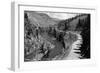 Colorado - Byers Canyon and Colorado River-Lantern Press-Framed Art Print