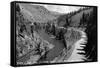 Colorado - Byers Canyon and Colorado River-Lantern Press-Framed Stretched Canvas