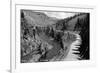 Colorado - Byers Canyon and Colorado River-Lantern Press-Framed Art Print