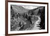 Colorado - Byers Canyon and Colorado River-Lantern Press-Framed Art Print