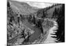 Colorado - Byers Canyon and Colorado River-Lantern Press-Mounted Art Print