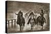 Colorado Caballeros-Barry Hart-Stretched Canvas