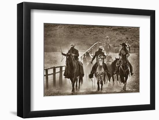 Colorado Caballeros-Barry Hart-Framed Art Print