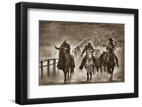 Colorado Caballeros-Barry Hart-Framed Art Print