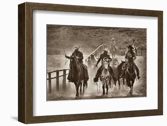 Colorado Caballeros-Barry Hart-Framed Art Print