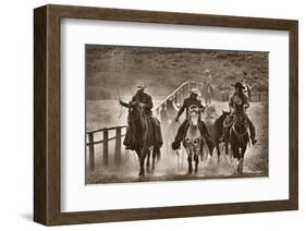Colorado Caballeros-Barry Hart-Framed Art Print