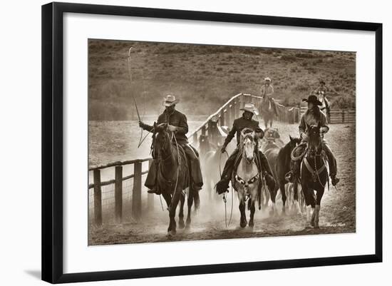 Colorado Caballeros-Barry Hart-Framed Art Print