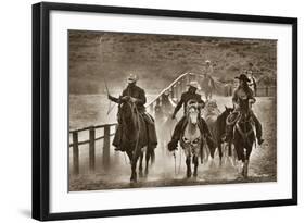 Colorado Caballeros-Barry Hart-Framed Art Print