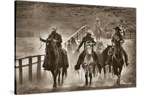 Colorado Caballeros-Barry Hart-Stretched Canvas