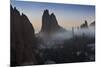 Colorado, Colorado Springs. Morning Fog in Garden of the Gods Park-Don Grall-Mounted Premium Photographic Print