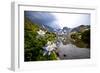 Colorado Columbines Blooming in Early July with Spring Run Off, Indian Peaks Rocky Mountains-Daniel Gambino-Framed Photographic Print