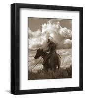 Colorado Cowboy-Barry Hart-Framed Art Print