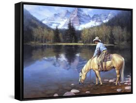 Colorado Cowboy-Jack Sorenson-Framed Stretched Canvas