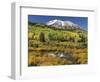 Colorado, East Beckwith Mountain. Composite of Mountain and Forest-Jaynes Gallery-Framed Photographic Print