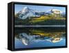 Colorado, East Beckwith Mountain. Reflection in Lost Lake Slough-Jaynes Gallery-Framed Stretched Canvas