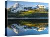 Colorado, East Beckwith Mountain. Reflection in Lost Lake Slough-Jaynes Gallery-Stretched Canvas