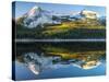 Colorado, East Beckwith Mountain. Reflection in Lost Lake Slough-Jaynes Gallery-Stretched Canvas