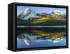 Colorado, East Beckwith Mountain. Reflection in Lost Lake Slough-Jaynes Gallery-Framed Stretched Canvas